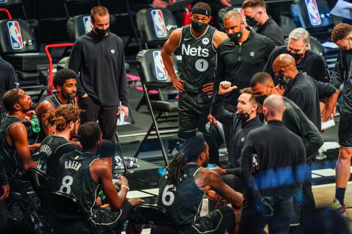 Durant left Kerr and Golden State to join up with Kyrie Irving in Brooklyn. It's up to Nash, in his first season as coach, to pull it all together.